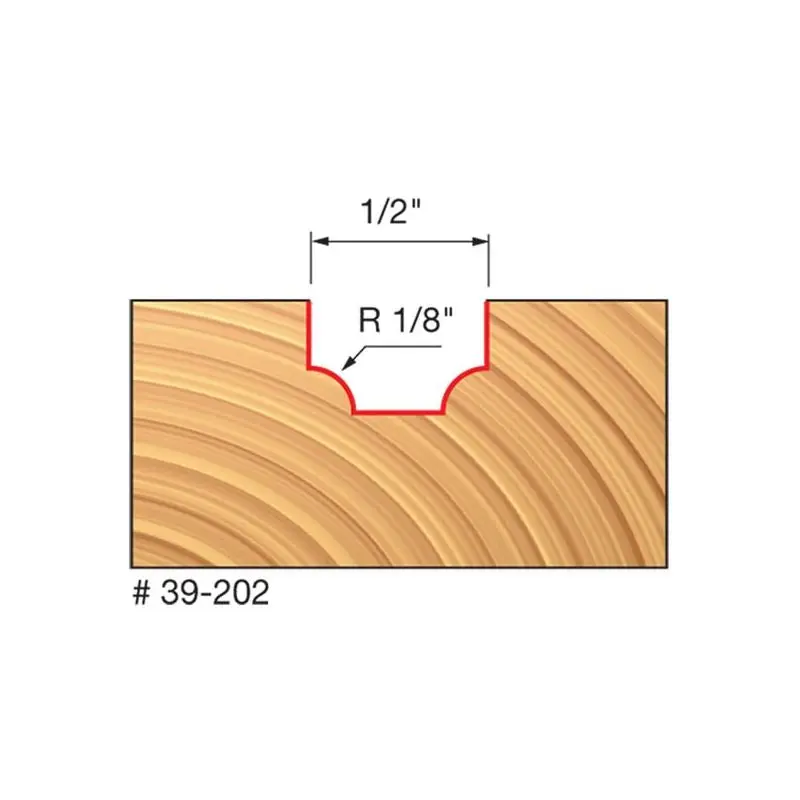 Freud | 39-202 1/8 Radius Ovolo Bit