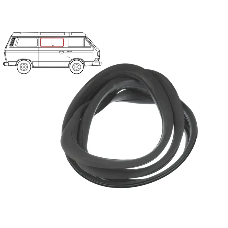 Middle Side Window Seal - Passenger Side (w/o Groove)USA