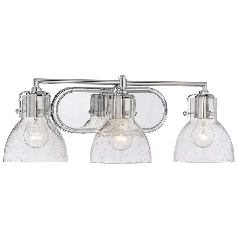 3-Light Chrome Bath Vanity Light5.16 / each