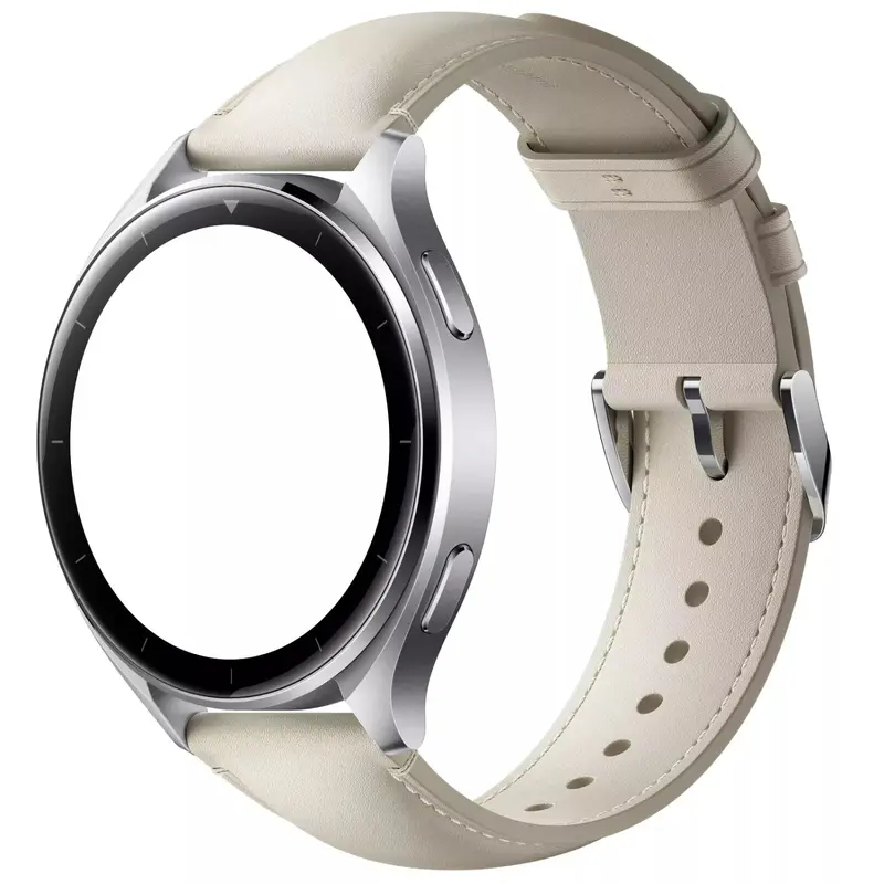 Xiaomi White Leather Watch Strap