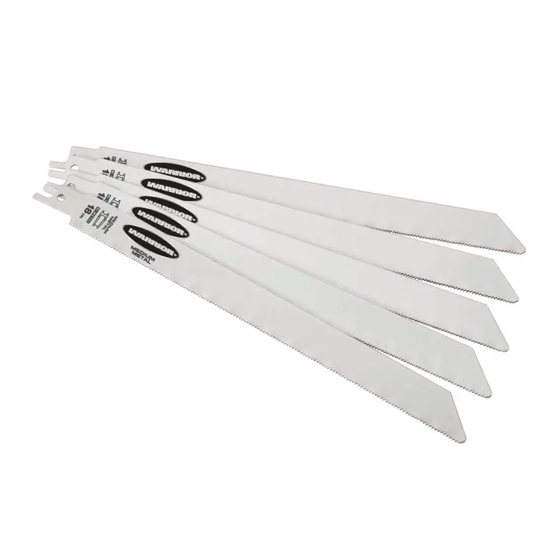 9 in. 18 TPI Metal Cutting Bi-metal Reciprocating Saw Blades, 5 Pk.