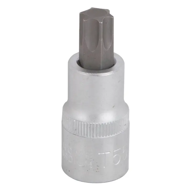 Vulcan 55050124SD Star Bit Socket, T55 Tip, Chrome