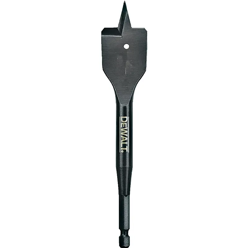 DeWALT DW1580 Spade Drill Bit, 7/8 in Dia, 6 in OAL, 1/4 in Dia Shank, Hex Shank