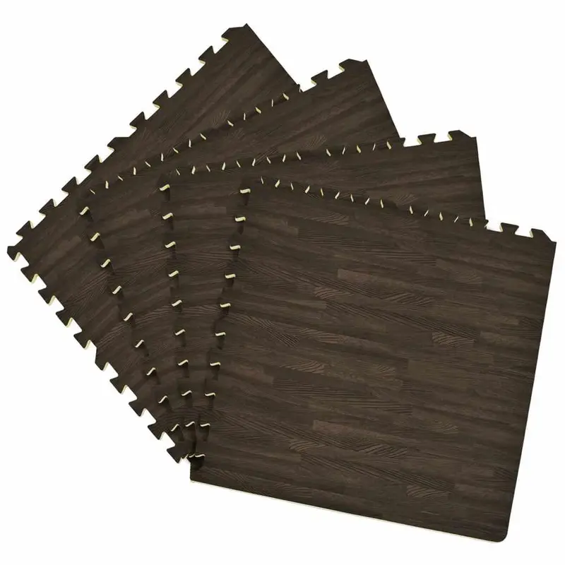 ACHIM Charcoal 24 in. x 24 in. Interlocking Foam Anti Fatigue Tiles (16 sq. ft./case)sq. ft.