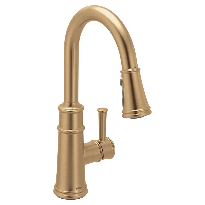 Belfield One-Handle High Arc Pulldown Kitchen FaucetChrome