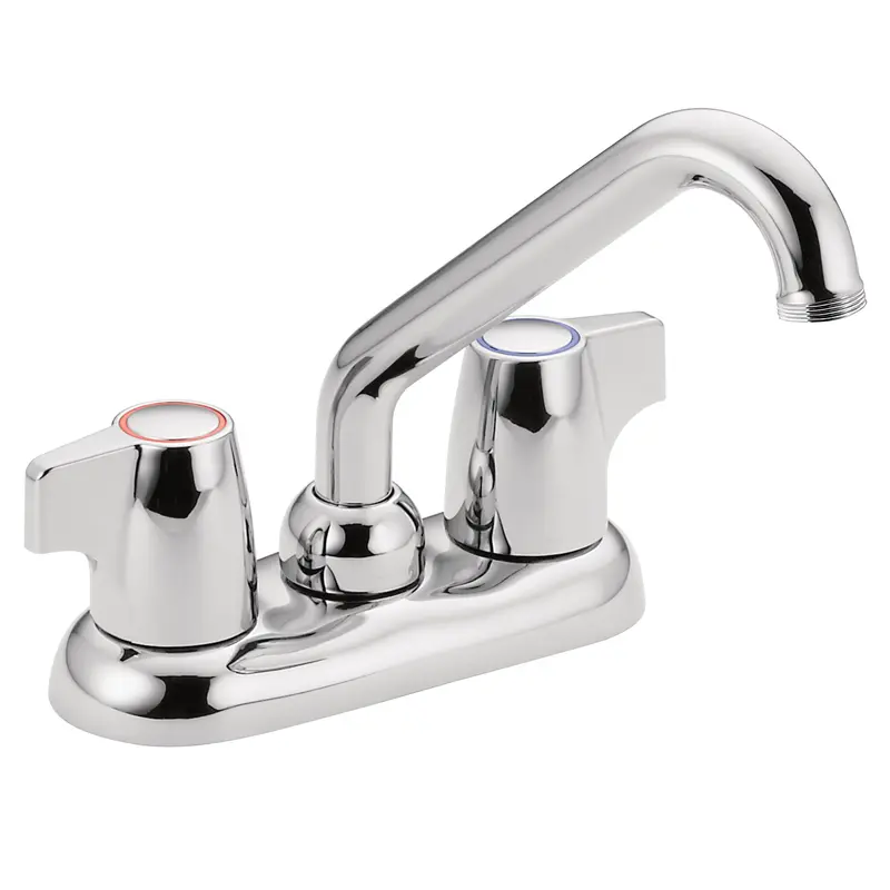 Chateau Chrome Two-Handle Low Arc Laundry FaucetChrome