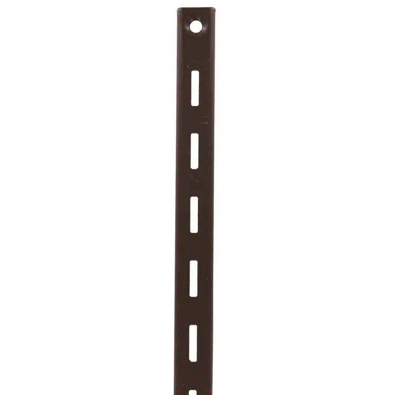 Knape & Vogt 80 80 BN 36 Shelf Standard, 320 lb, 16 ga Thick Material, 5/8 in W, 36 in H, Steel
