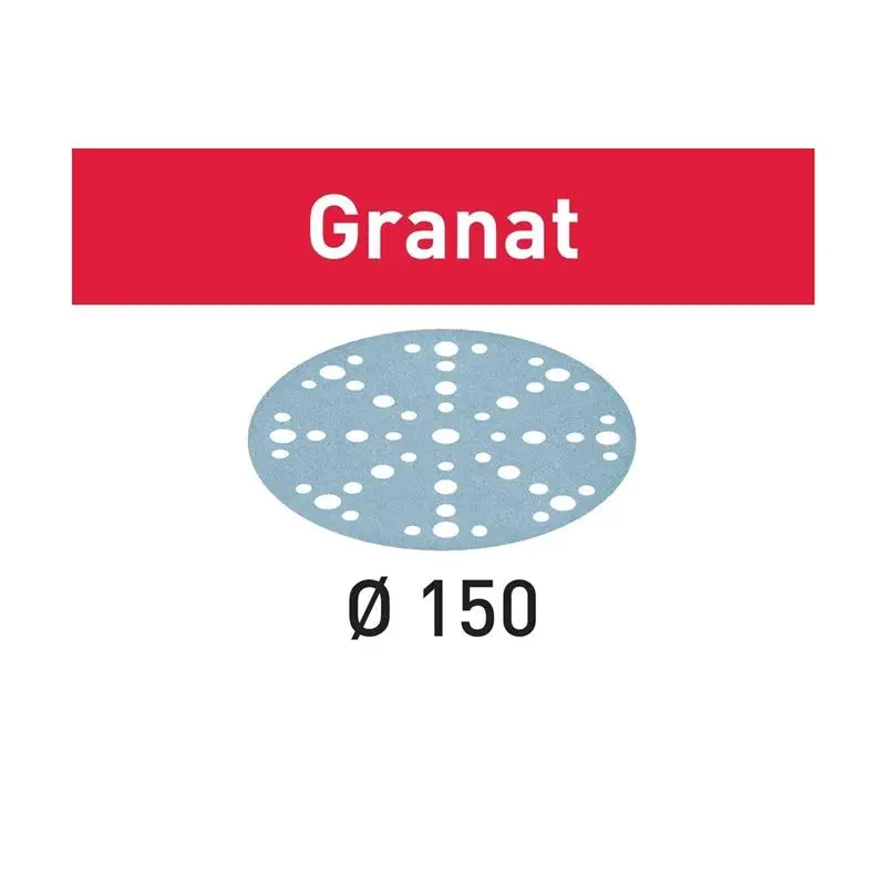 Festool - 575165 - Abrasive sheet Granat STF D150/48 P150 GR/100