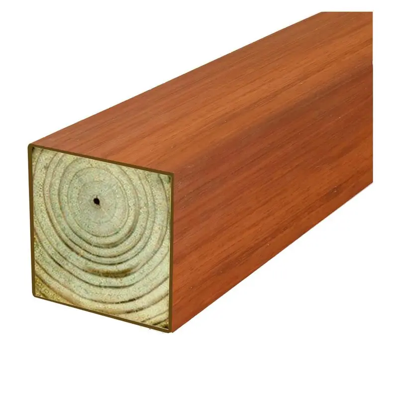 4 in. x 4 in. x 8 ft. #2 DF Polymer Coated Western Red Cedar Tone Fence Post26 / each