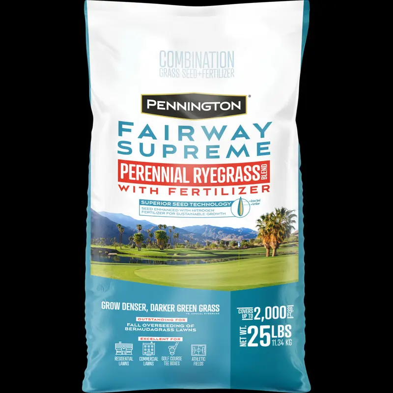 Pennington Fairway Supreme Series 100534854 Grass Seed, 25 lb Bag