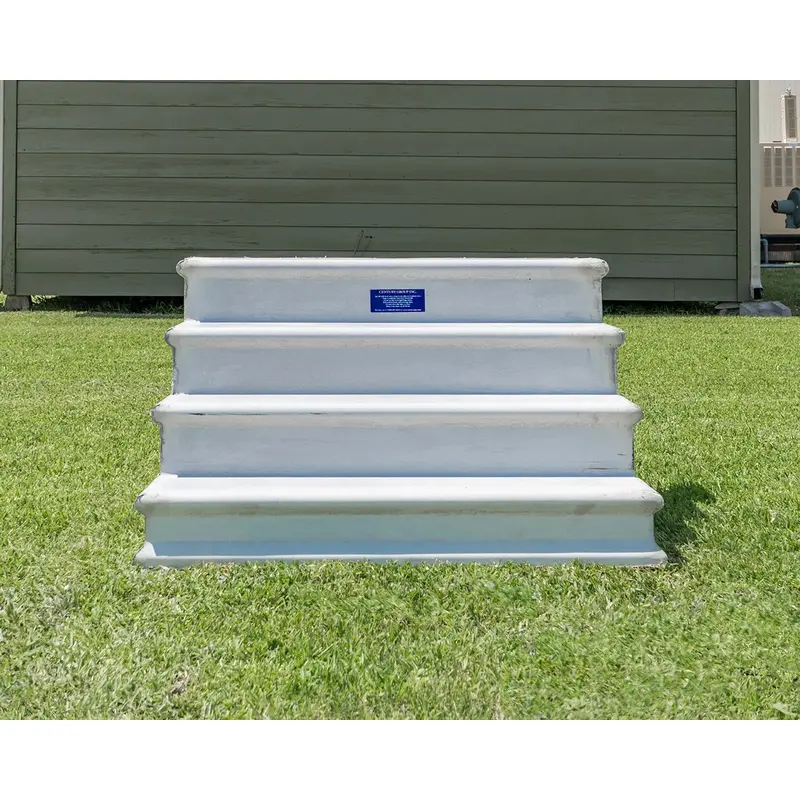 Century Concrete Steps 4 Tread 7 Rise28" x 44" x 48"
