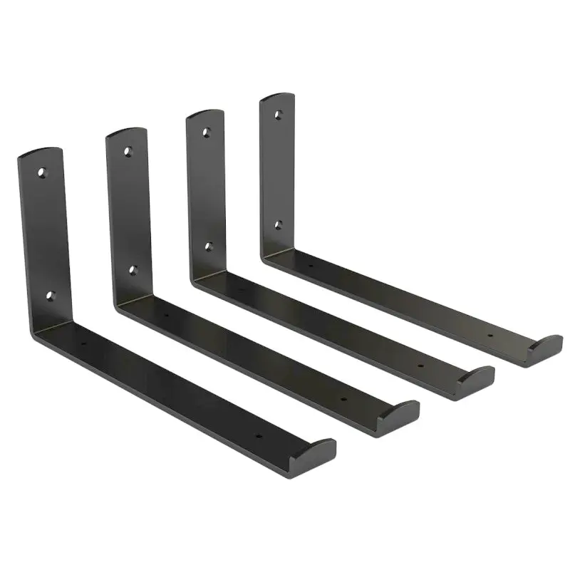 National Hardware N900-002 Floating Shelf Hardware Kit, 50 lb, 11-13/16 in L, 5-29/32 in H, Steel, Matte