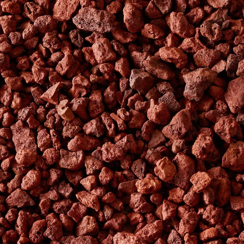 0.5 cu. ft. Bagged Decorative Stone Red Lava Rock