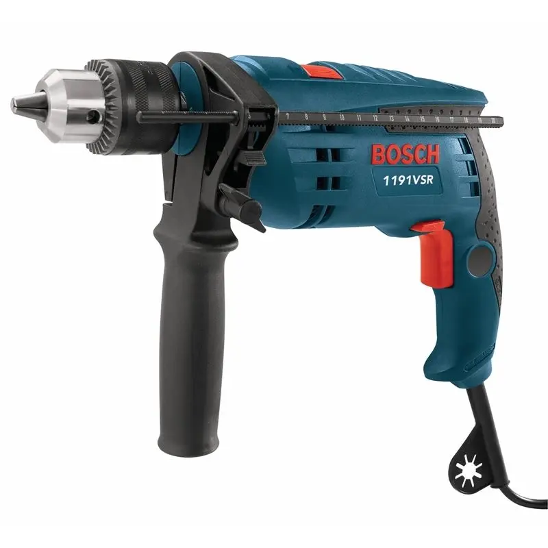 Bosch | 1191VSRK 120V 1/2" Single-Speed Hammer Drill