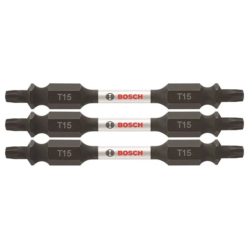 Bosch | ITDET152503 3 pc. Impact Tough 2.5 In. Torx #15 Double-Ended Bits