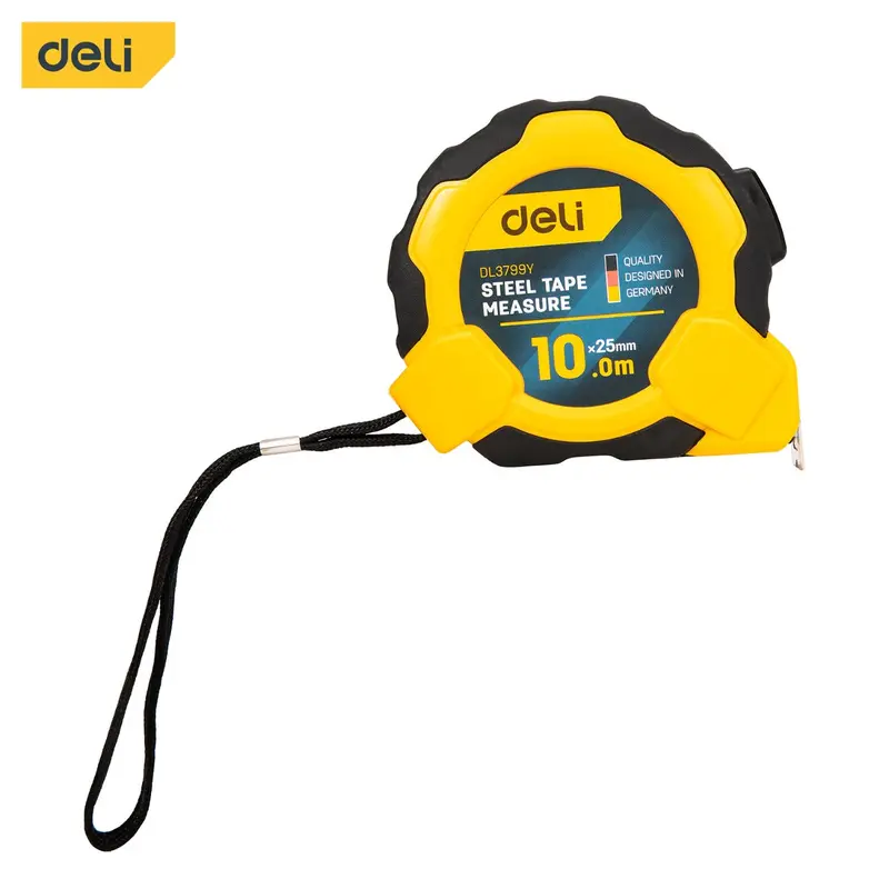 Deli Self-Locking Tape Measure 10m | DL3799Y
