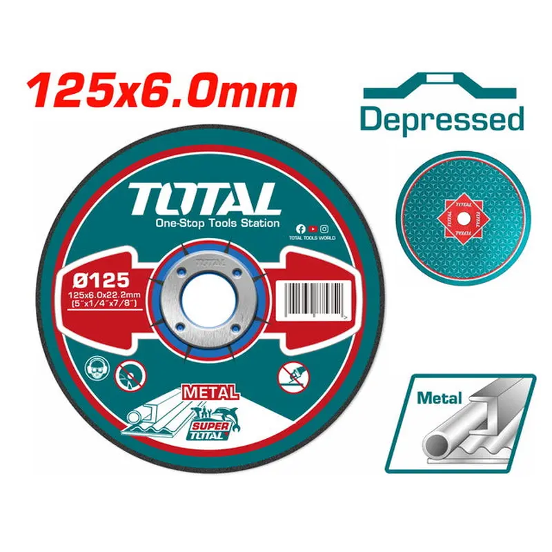 Total Metal Grinding Disc ? - 125 X 6mm