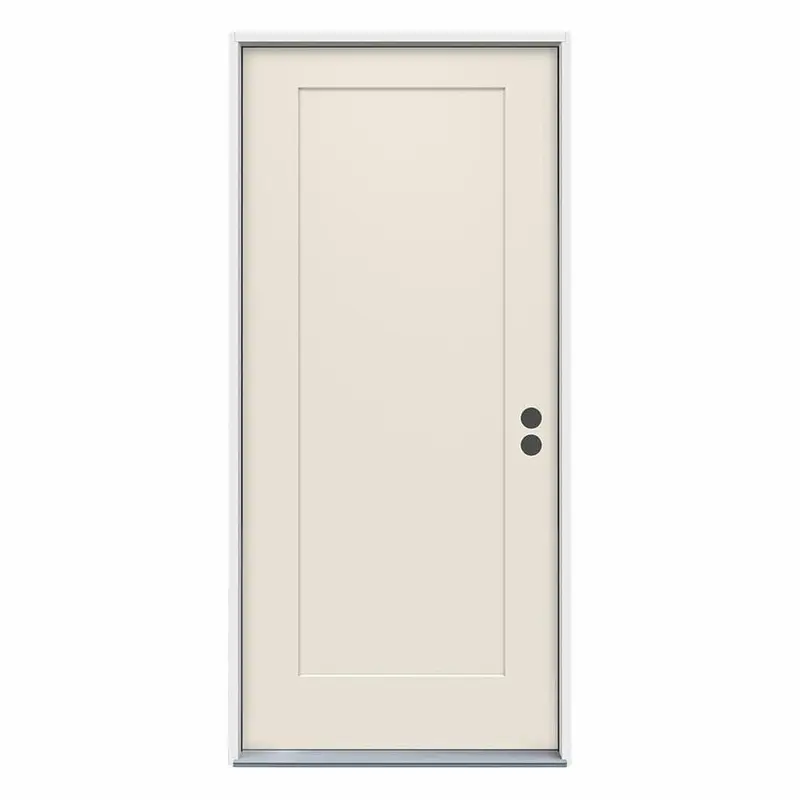 32 in. x 80 in. 1-Panel Craftsman Primed Steel Prehung Left-Hand Inswing Front DoorPrimed / 36 x 80 / Right-Hand/Inswing
