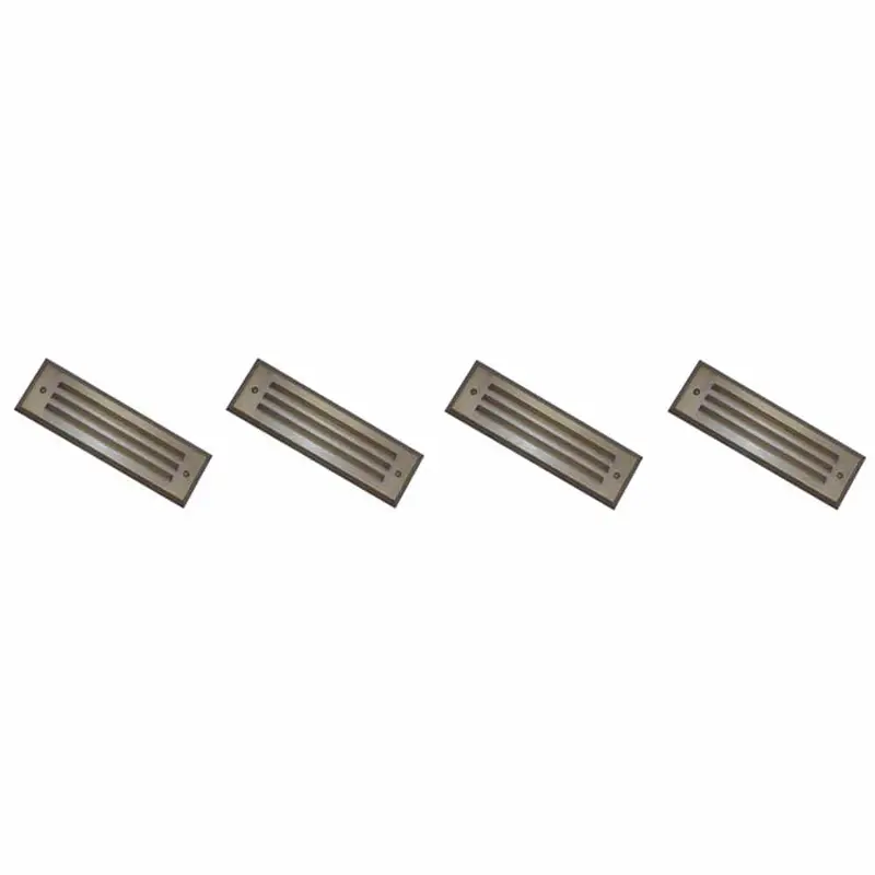 4-Watt Brass Outdoor Integrated LED 2700K White Warm Low Voltage Landscape Deck Light (4-Pack)1.550 / each