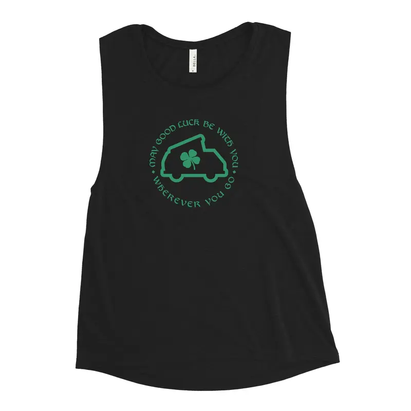 Lucky Westy Women's Muscle Tank TopBlack (Heather) / S
