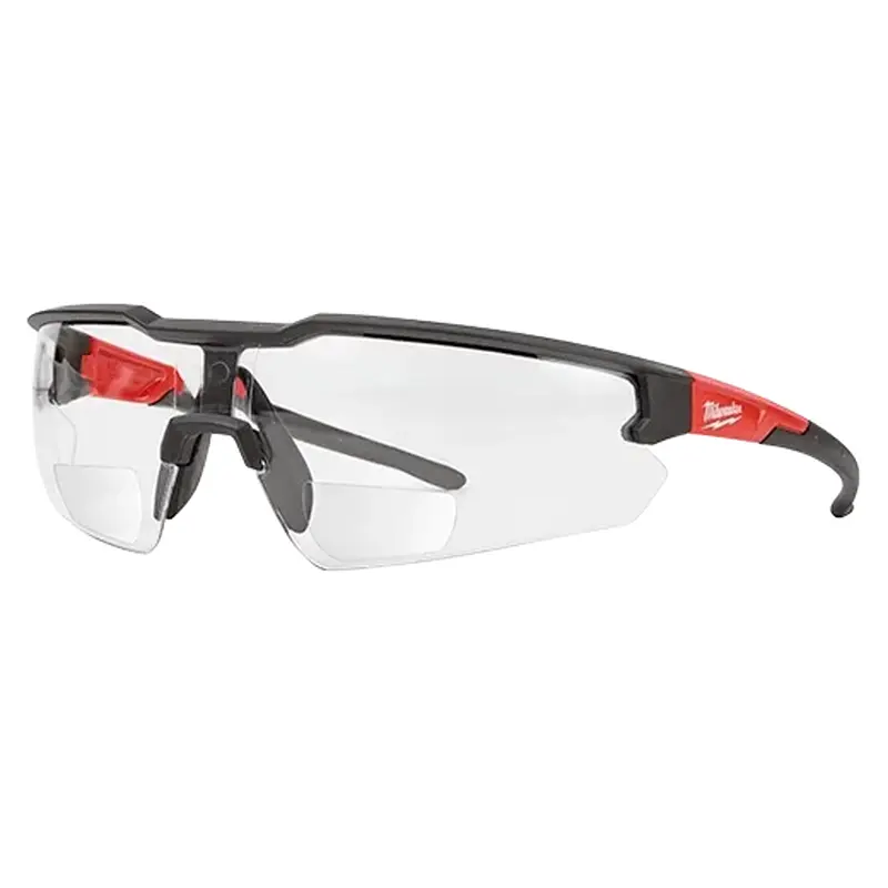 Milwaukee 48-73-2205 Anti Scratch Safety Glasses With  2.00 Magnifying Lenses