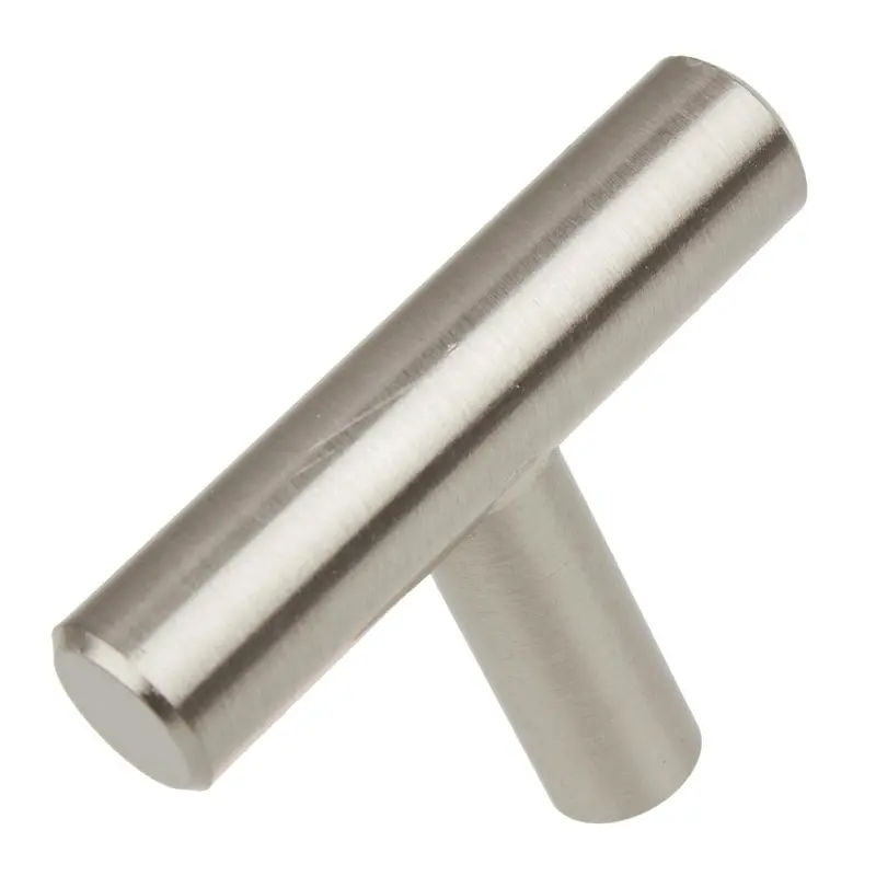 2 in. Solid Steel, Stainless Steel Finish T-Bar Handle Knobs (10-Pack)Polished Chrome / 1.9 oz / 10