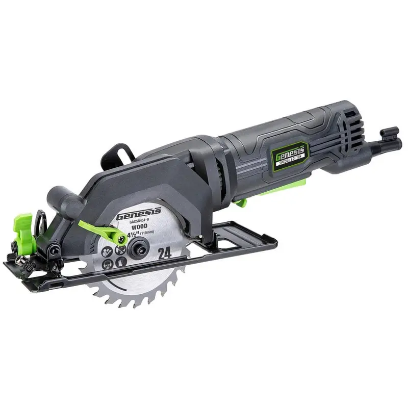 4.0 Amp 4-1/2 in. Compact Circular Saw with 24T Blade, Rip Guide, Vacuum Adapter and Blade Wrench6 / each