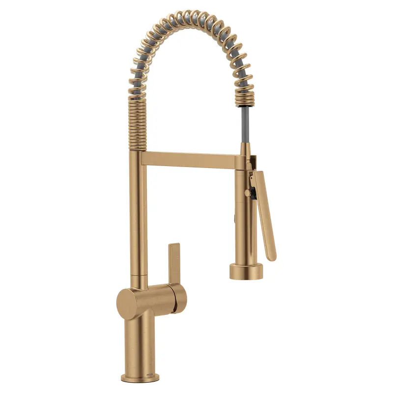 Cia One-Handle Pre-Rinse Spring Pulldown Kitchen FaucetChrome