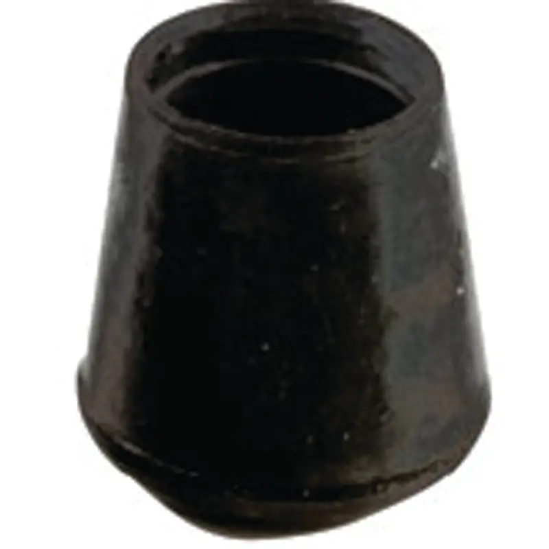 Shepherd Hardware 9759 Furniture Leg Tip, Round, Rubber, Black, 5/8 in Dia