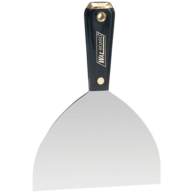 Wallboard Tool 22-004 Putty Knife, 4 in W Blade, HCS Blade, Flexible Blade, Plastic Handle