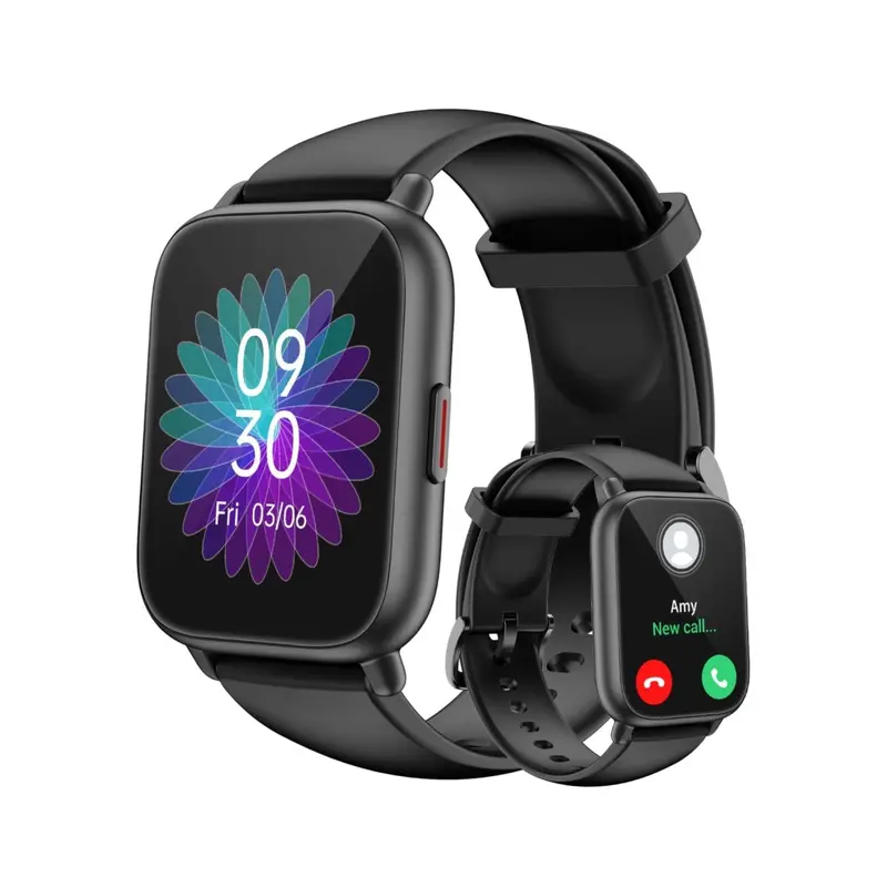 Ruimen Smartwatch with Bluetooth Calls 1.8 Inch | Utr-1823Black