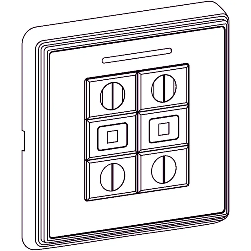Shtle Diam Wireless Wall Switch