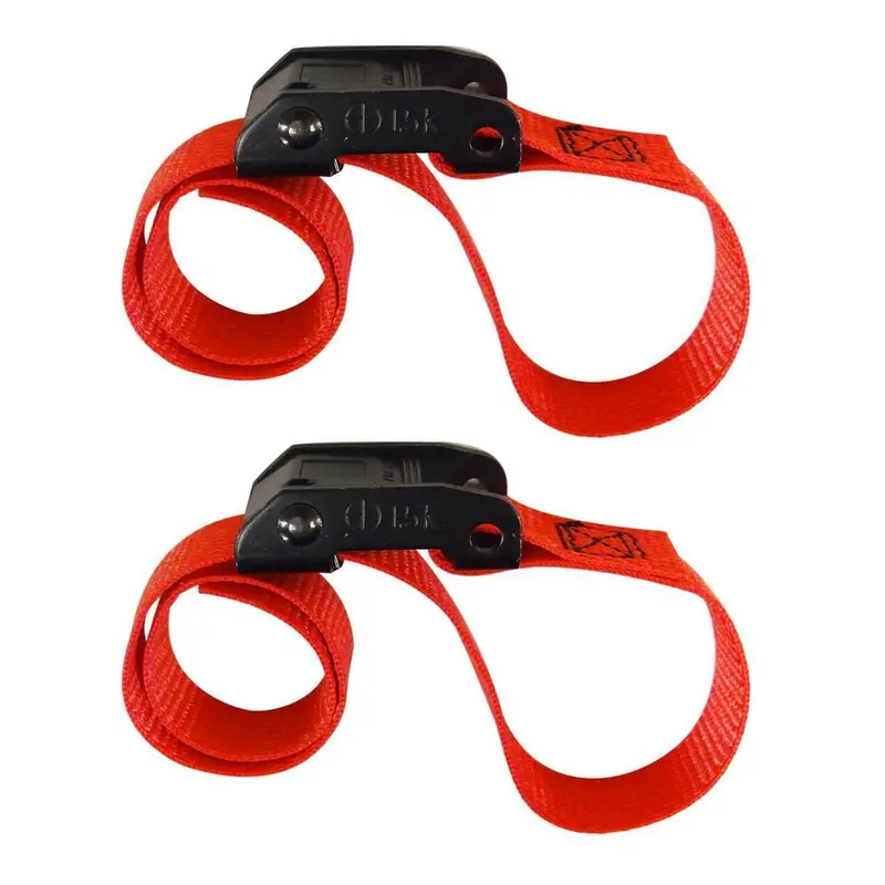 6 ft. x 1 in. Cam with Cinch Strap in Red (2-Pack)