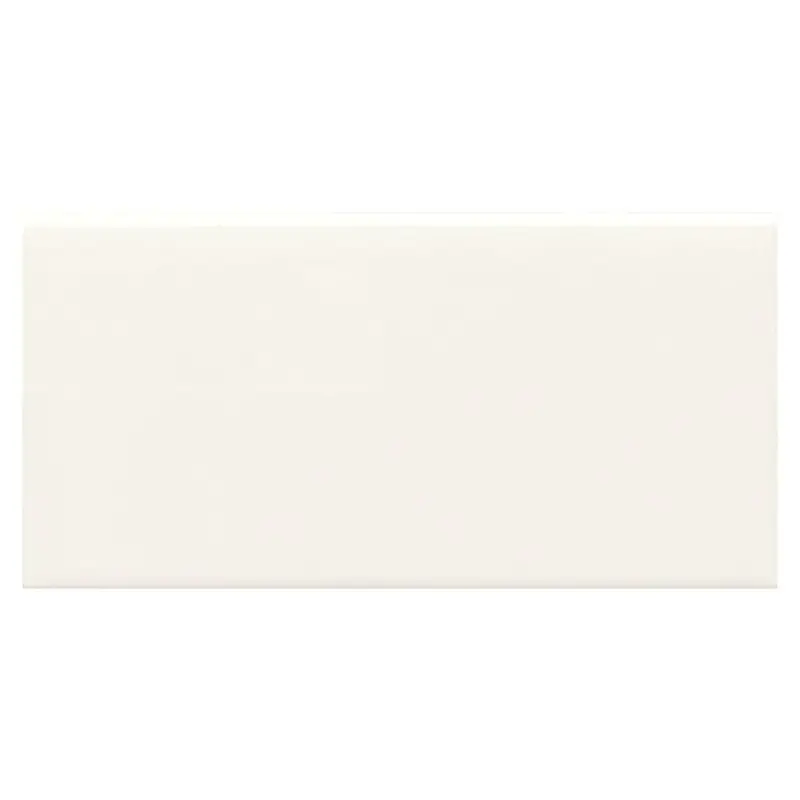 American Olean Bright Ice White Ceramic Bullnose Tile (3-in x 6-in)Ice White