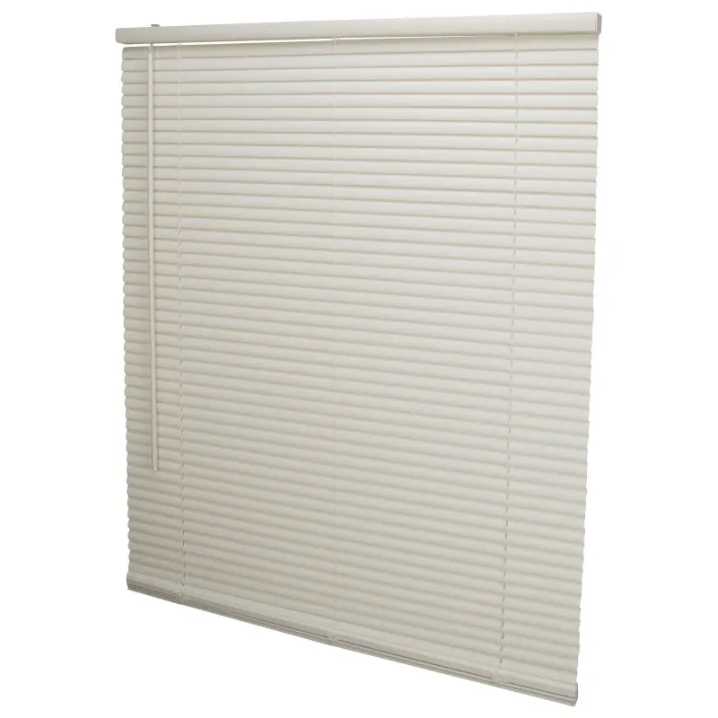 Simple Spaces PVCMB-12AA Blind, 64 in L, 39 in W, Vinyl, Alabaster