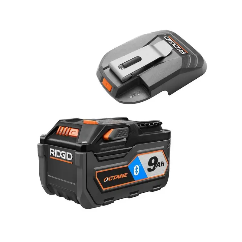 18-Volt OCTANE Bluetooth 9.0 Ah Battery with 18-Volt USB Portable Power Source with Activate Button3.05 / each