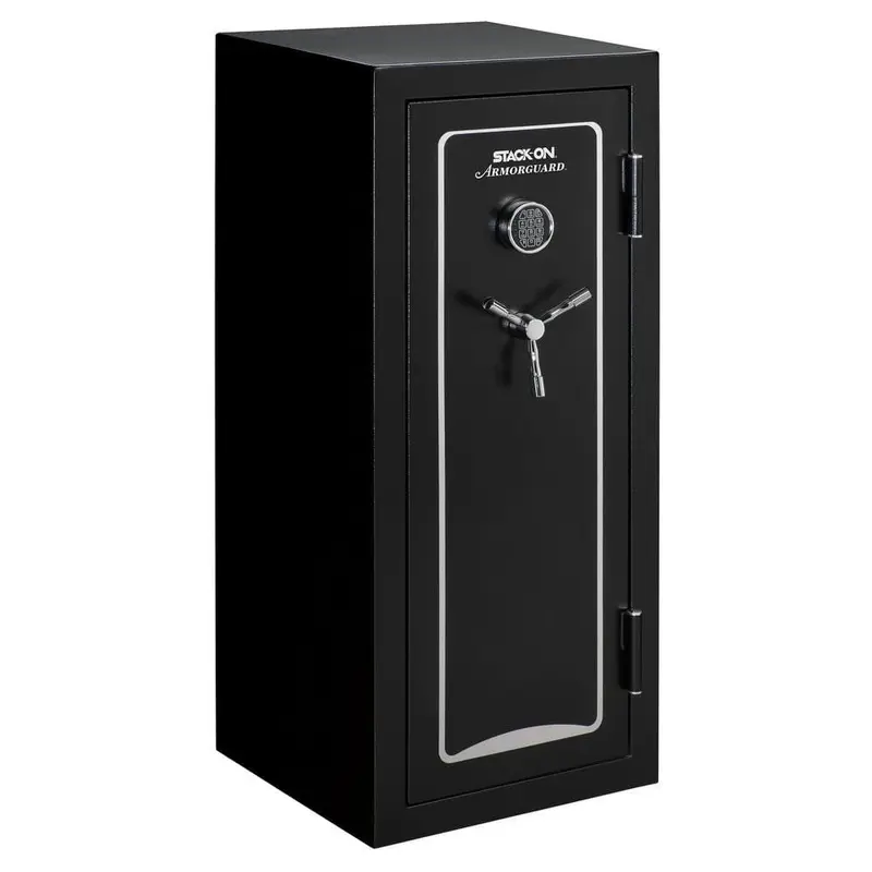 24-Gun Fire Resistant Electronic Lock Safe, Matte Black