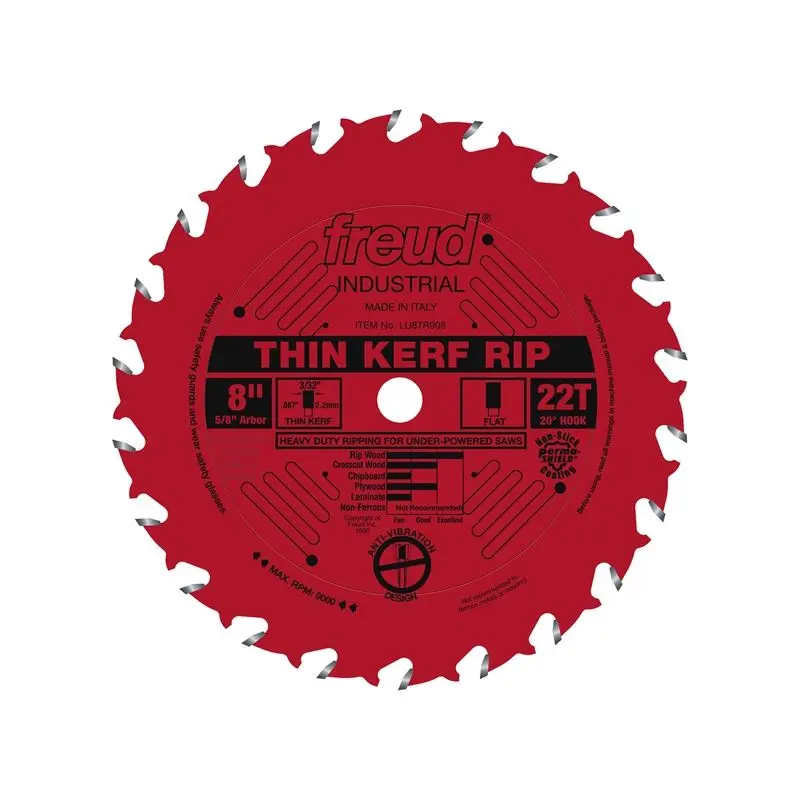 Freud | LU87R008 8" Thin Kerf Rip Blade