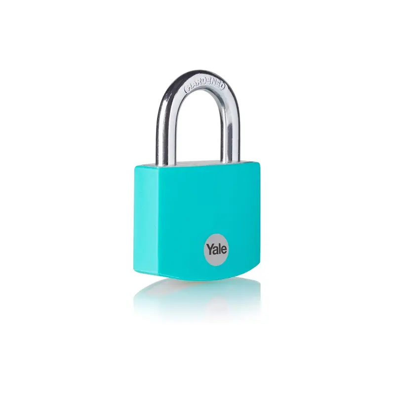 Aluminum Padlock - Cyan