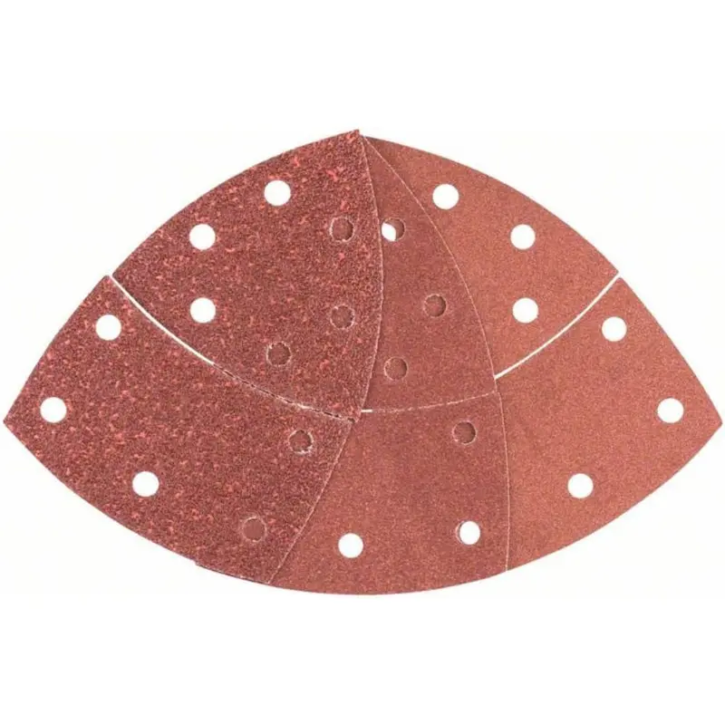 Set of Sanding Papers Diameter 102x62.93mm Holes 11 G4x40/4x120/2x180 10pcs