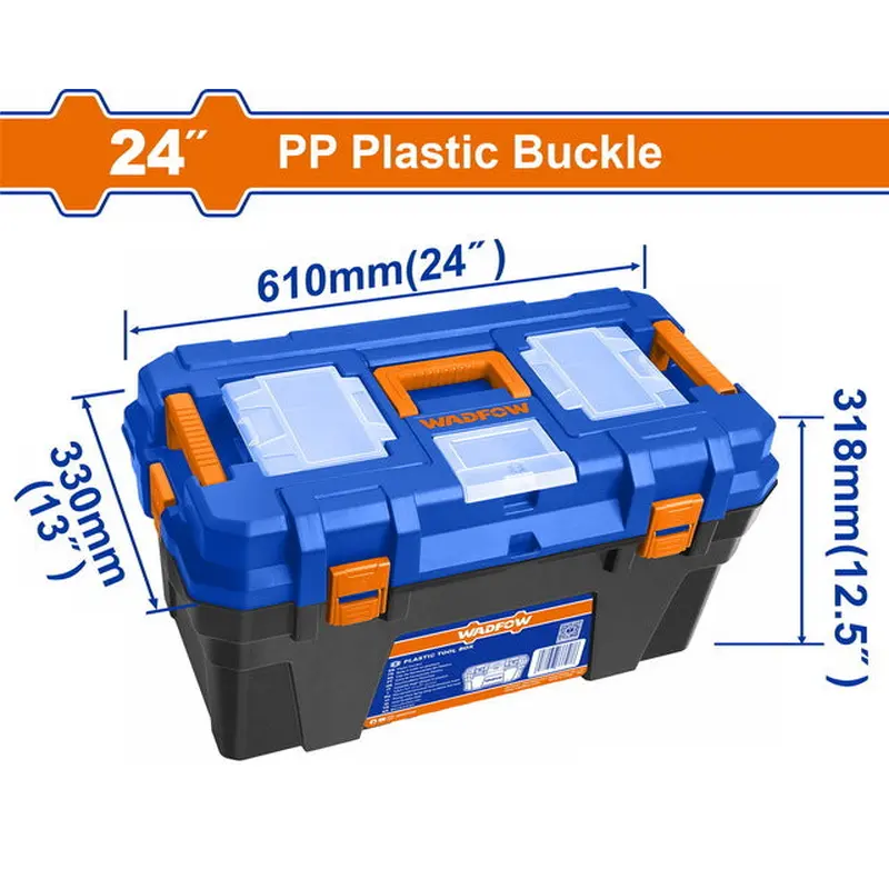 WADFOW 24" Plastic Tool Box