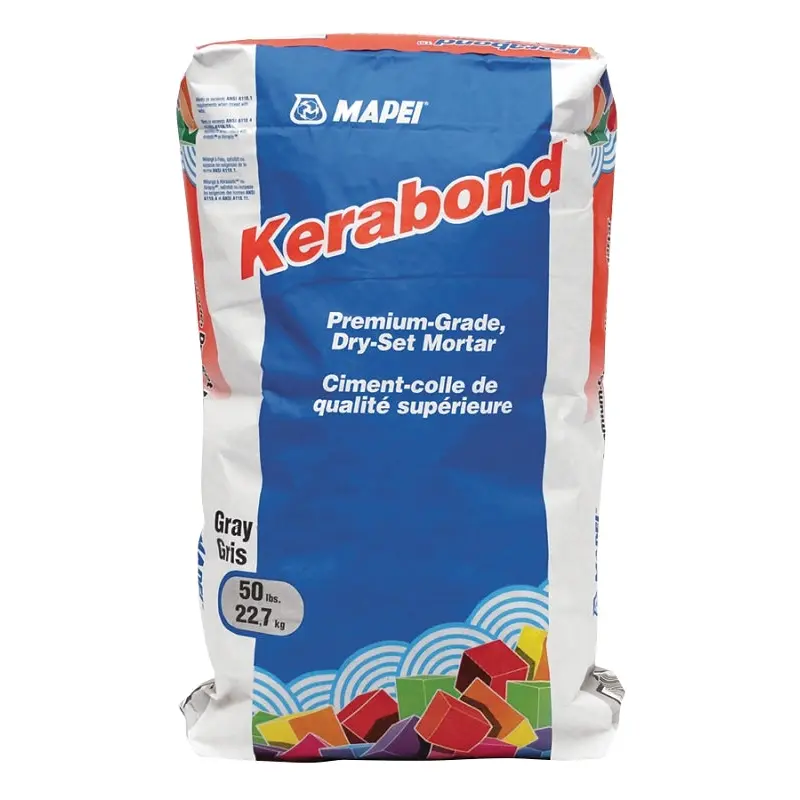 Mapei 2005021 Tile Mortar, Gray, Powder, 50 lb, Bag