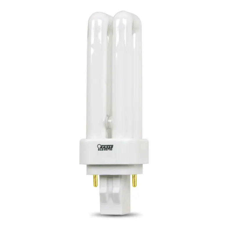 13-Watt Equivalent PL CFLNI Quad Tube 2-Pin GX23-2 Base Compact Fluorescent CFL Light Bulb, Soft White 2700K (1-Bulb).07 / each