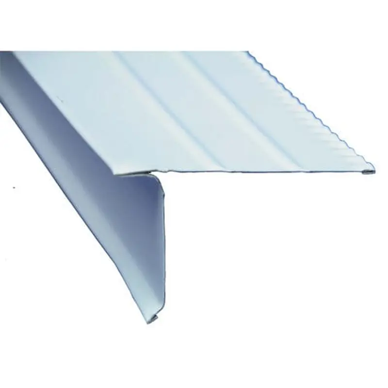 Amerimax F5-1/2 S 2.35-in x White Aluminum Drip Edge