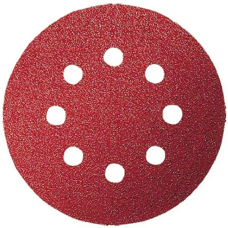 Set of Sanding Discs Diamater 8 holes, 125mm G180 5pcs
