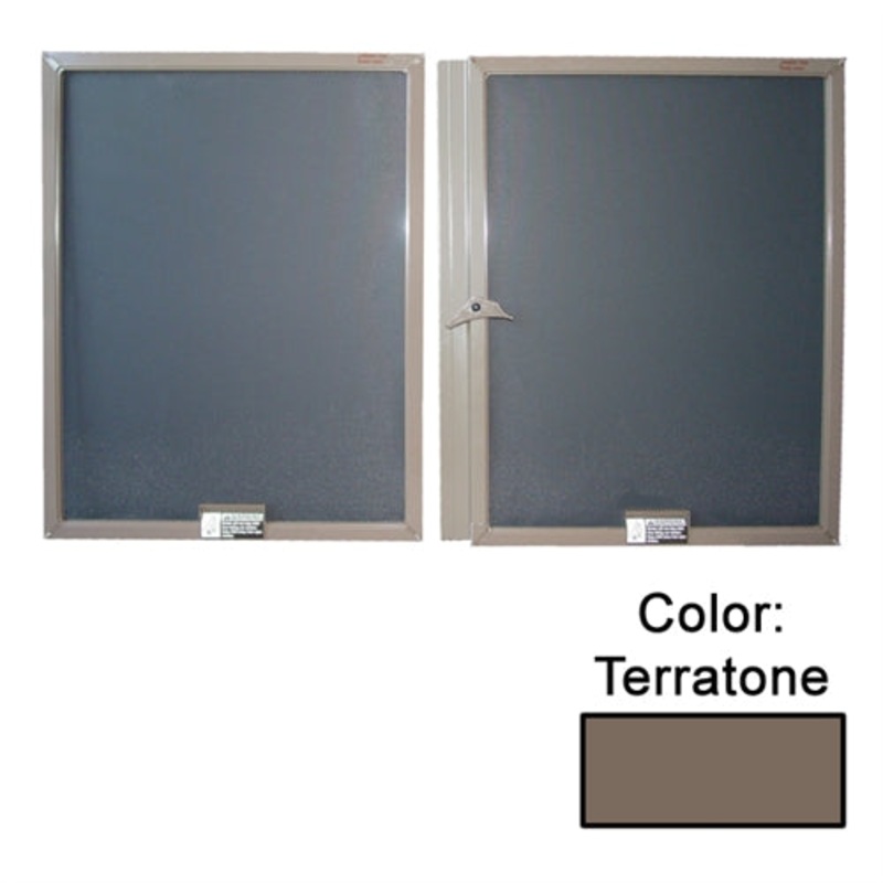 Andersen G33 400 Series Gliding Window Full 2 Piece Screen in Terratone