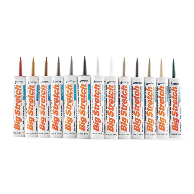 Big Stretch 10004 Caulk, Liquid, Black, 10.5 oz, Cartridge