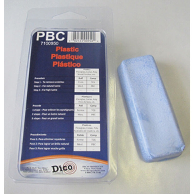 Dico PBC-S Small Buffing Compound, Blue, Clamp Shell
