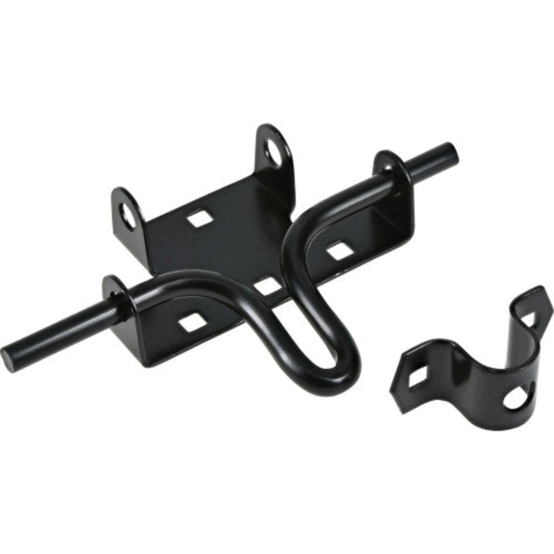 HARDWARE ESSENTIALS 851225 Gate Latch, Decorative, Slide Action Style, Steel