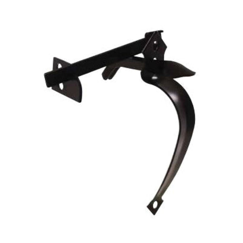 HARDWARE ESSENTIALS 851376 Gate Thumb Latch, Decorative, Inward Swinging Thumb Style, Steel